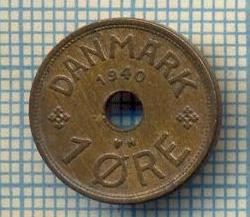 6496 MONEDA - DANEMARCA (DANMARK) - 1 ORE - ANUL 1940 -starea care se vede foto