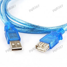Cablu prelungitor USB A tata - USB A mama, 1,5m - 128210 foto