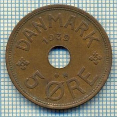 6473 MONEDA - DANEMARCA (DANMARK) - 5 ORE - ANUL 1939 -starea care se vede