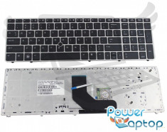 Tastatura Laptop HP ProBook 6560B rama argintie foto