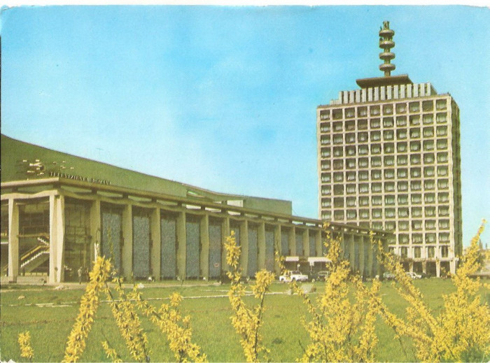 CPI (B5452) CARTE POSTALA - BUCURESTI. TELEVIZIUNEA ROMANA