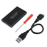 USB 3.0 la mSATA SSD External negru