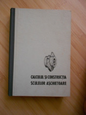 ION LAZARESCU--CALCULUL SI CONSTRUCTIA SCULELOR ASCHIETOARE -EDITIA A II-A-1962 foto