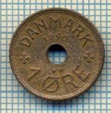 6499 MONEDA - DANEMARCA (DANMARK) - 1 ORE - ANUL 1940 -starea care se vede foto