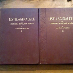 USTILAGINALELE din R. S. R. - Traian Savulescu (autograf) - vol. I + II , 1957