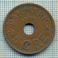 6474 MONEDA - DANEMARCA (DANMARK) - 5 ORE - ANUL 1939 -starea care se vede