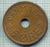 6472 MONEDA - DANEMARCA (DANMARK) - 5 ORE - ANUL 1939 -starea care se vede, Europa