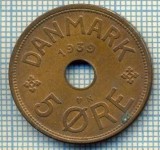 6472 MONEDA - DANEMARCA (DANMARK) - 5 ORE - ANUL 1939 -starea care se vede, Europa