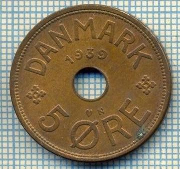 6472 MONEDA - DANEMARCA (DANMARK) - 5 ORE - ANUL 1939 -starea care se vede foto