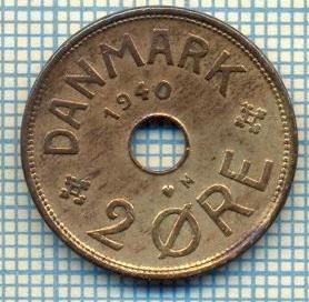 6508 MONEDA - DANEMARCA (DANMARK) - 2 ORE - ANUL 1940 -starea care se vede