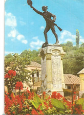 CPI (B5457) CARTE POSTALA - SLATINA. STATUIA: ECATERINA TEODOROIU foto