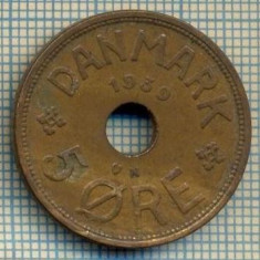 6488 MONEDA - DANEMARCA (DANMARK) - 5 ORE - ANUL 1939 -starea care se vede