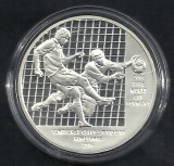 UCRAINA 10 HRIVNE GRIVNE 2004 AG 31,1g CAMP MONDIAL FOTBAL GERMANIA 2006 PROOF