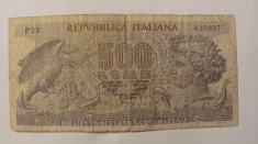 CY - 500 lire 1970 Italia foto