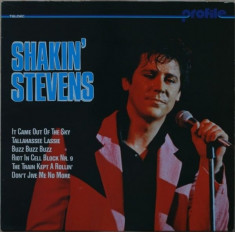 Shakin&amp;#039; Stevens - Profile (1982, Strand) Disc vinil LP original, foarte rar! foto