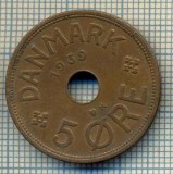 6478 MONEDA - DANEMARCA (DANMARK) - 5 ORE - ANUL 1939 -starea care se vede, Europa