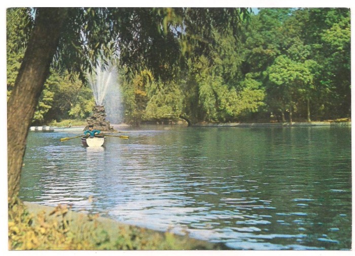 % carte postala-BUCURESTI-Gradina Cismigiu