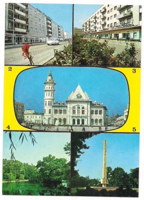 % carte postala-BUZAU-colaj foto