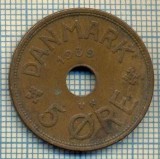 6481 MONEDA - DANEMARCA (DANMARK) - 5 ORE - ANUL 1939 -starea care se vede, Europa