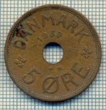 6479 MONEDA - DANEMARCA (DANMARK) - 5 ORE - ANUL 1939 -starea care se vede, Europa