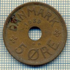 6479 MONEDA - DANEMARCA (DANMARK) - 5 ORE - ANUL 1939 -starea care se vede