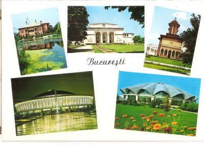 CPI (B5434) CARTE POSTALA - BUCURESTI. MOGOSOAIA, OPERA, CRETULESCU, CIRC, (374) foto