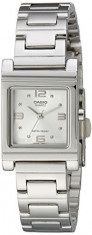 Casio Women&amp;#039;s LTP1237D-7A Silver-Tone Shell White | 100% original, import SUA, 10 zile lucratoare af22508 foto