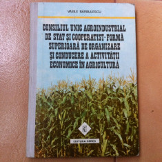 CONSILIUL UNIC AGROINDUSTRIAL DE STAT COOPERATIST agricultura scornicesti 1980