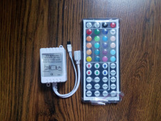 Controller si telecomanda (44 taste) pentru banda led rgb 3528 / 5050 foto