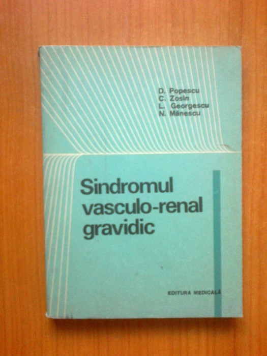 n3 Sindromul vasculo-renal gravidic - D. Popescu, C. Zosin