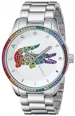 Lacoste Women&amp;#039;s 2000869 Victoria Crystal-Accented Stainless | 100% original, import SUA, 10 zile lucratoare af22508 foto