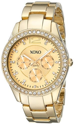 XOXO Women's XO5475 Rhinestone-Accented Gold-Tone Bracelet | 100% original, import SUA, 10 zile lucratoare af22508 foto mare XOXO Women's XO5475 Rhinestone-Accented Gold-Tone Bracelet | 100% original, import SUA, 10 zile lucratoare af22508 foto mare