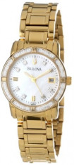 Bulova Women&amp;#039;s 98R165 Diamond Case Watch | 100% original, import SUA, 10 zile lucratoare af22508 foto