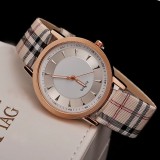 Cumpara ieftin Ceas Fashion Elegant Casual Unisex, Quartz, Analog, Curea Piele - Cadran Alb