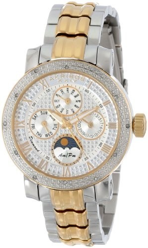 Akribos XXIV Women's AK614TT Grandiose Diamond-Accented | 100% original, import SUA, 10 zile lucratoare af22508 foto mare Akribos XXIV Women's AK614TT Grandiose Diamond-Accented | 100% original, import SUA, 10 zile lucratoare af22508 foto mare