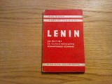 CU PRIVIRE LA CARACTERIZAREA ROMANTISMULUI ECONOMIC - V. I. Lenin - 1953