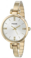 Pulsar Women&amp;#039;s PH8034 Crystal-Accented Gold-Tone Watch | 100% original, import SUA, 10 zile lucratoare af22508 foto