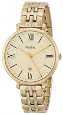 Fossil Women&amp;#039;s ES3434 Jacqueline Gold-Tone Stainless | 100% original, import SUA, 10 zile lucratoare af22508 foto