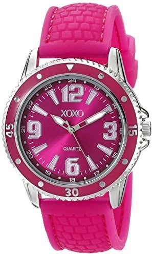 XOXO Women's XO8070 Fuchsia Analog Silicone | 100% original, import SUA, 10 zile lucratoare af22508 foto mare XOXO Women's XO8070 Fuchsia Analog Silicone | 100% original, import SUA, 10 zile lucratoare af22508 foto mare