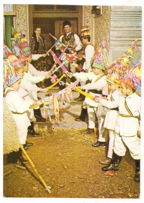 % felicitare(cod 485/68)-DATINI POPULARE-Irodul foto