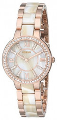 Fossil Women&amp;#039;s ES3716 Virginia Three-Hand Stainless | 100% original, import SUA, 10 zile lucratoare af22508 foto