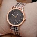 Cumpara ieftin Ceas Fashion Elegant Casual Unisex, Quartz, Analog, Curea Piele - Cadran Negru