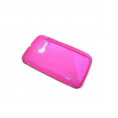 Husa Protectie Spate OEM S-Line Silicon pentru Alcatel One Touch Tribe 3040 Orange Dabi Pink foto