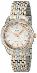 Bulova Women&amp;#039;s 98R153 Precisionist Brightwater Two-Tone | 100% original, import SUA, 10 zile lucratoare af22508 foto