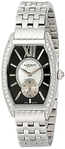 Akribos XXIV Women's AKR470BK Diamond Swiss | 100% original, import SUA, 10 zile lucratoare af22508 foto mare Akribos XXIV Women's AKR470BK Diamond Swiss | 100% original, import SUA, 10 zile lucratoare af22508 foto mare
