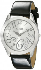 XOXO Women&amp;#039;s XO3177 Silver Dial Black | 100% original, import SUA, 10 zile lucratoare af22508 foto