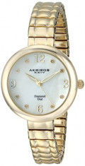 Akribos XXIV Women&amp;#039;s AK765YG Impeccable Gold-Tone | 100% original, import SUA, 10 zile lucratoare af22508 foto