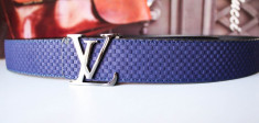 LOUIS VUITTON Curea Piele Naturala Model 2015 Made in France foto