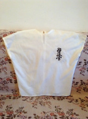 Bluza cu broderie Kyokushin-kay (karate, arte martiale), Marime M, tercot, foto