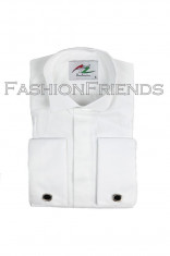 Camasa tip ZARA fashion + PAPION + BUTONI- camasa slim fit -cod produs: 5042 foto